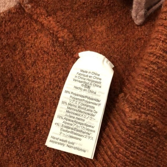Madewell Color-block Long Open Front Sweater - Picture 11 of 12